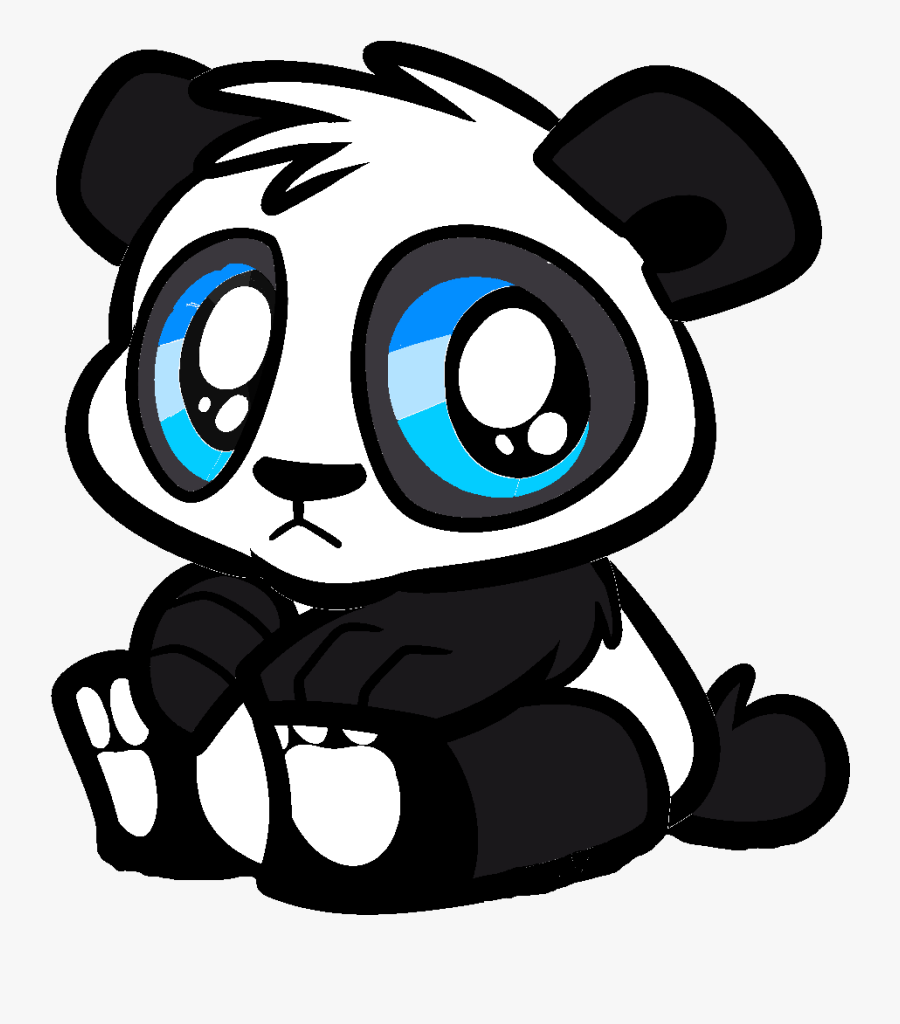 Cute Panda Bear By Parry90118 On Clipart Library - Cartoon Cute Panda Drawing, Transparent Clipart