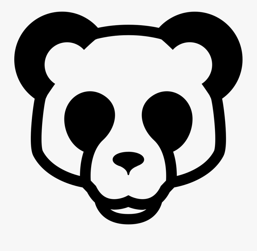 Transparent Thug Clipart - Panda Face Logo Png, Transparent Clipart