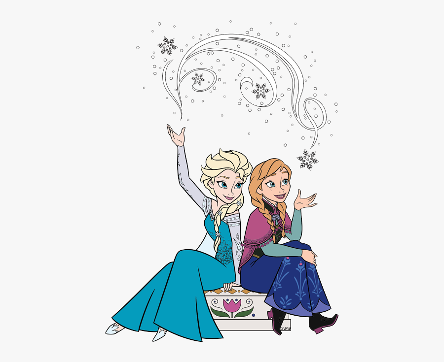 Anna From Frozen Sitting, Transparent Clipart