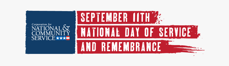 National Day Of Service September 11, Transparent Clipart
