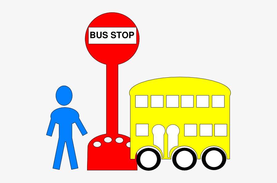 Station Bus Cartoon Clipart, Transparent Clipart