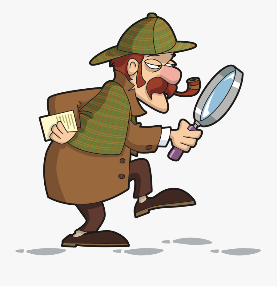 Detective Clipart Private Investigator - Sherlock Holmes Cartoon ...