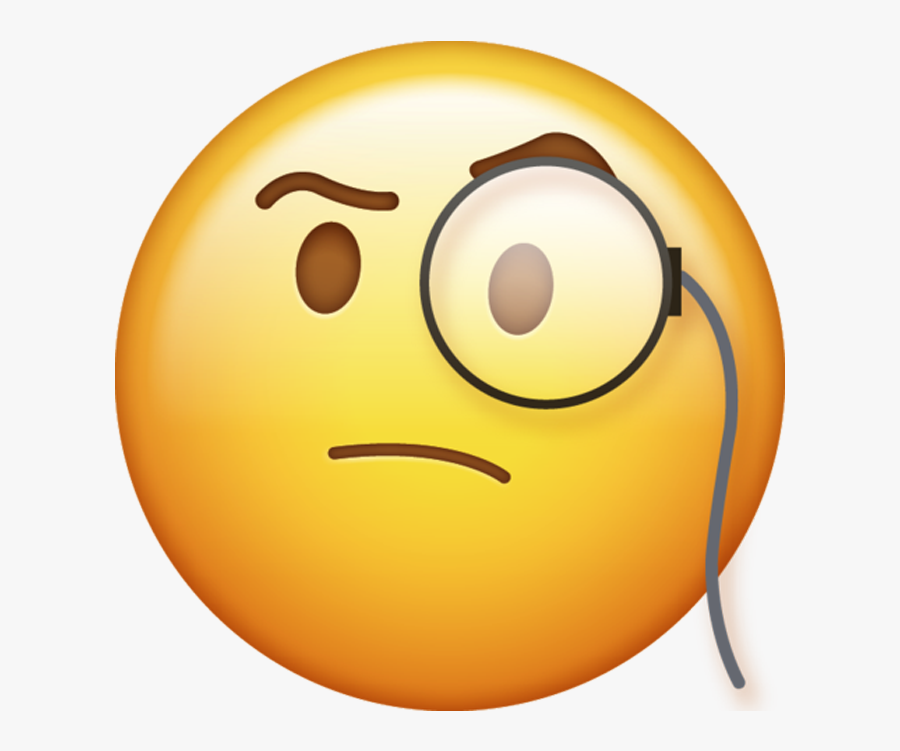 Transparent Thinking Emoji, Transparent Clipart