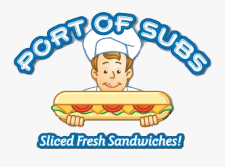 Port Of Subs Delivery - Port Of Subs Sandwich, Transparent Clipart