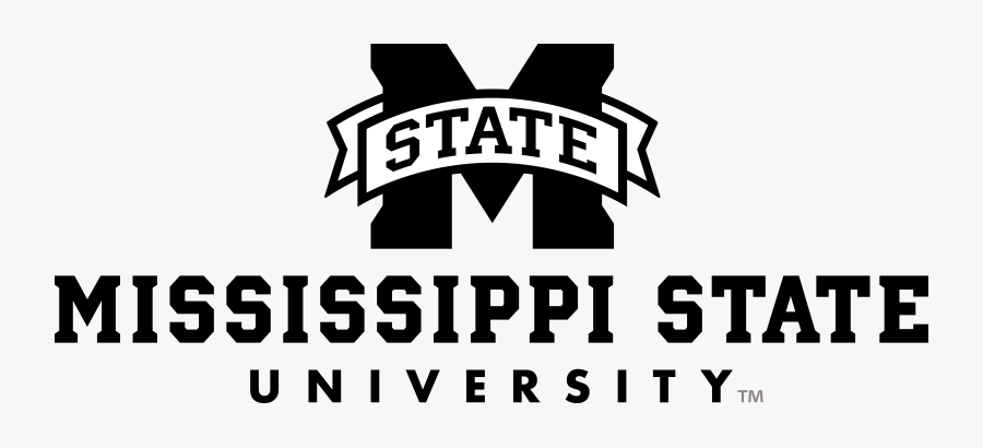 Mississippi State Clipart - Mississippi State Black Logo, Transparent Clipart