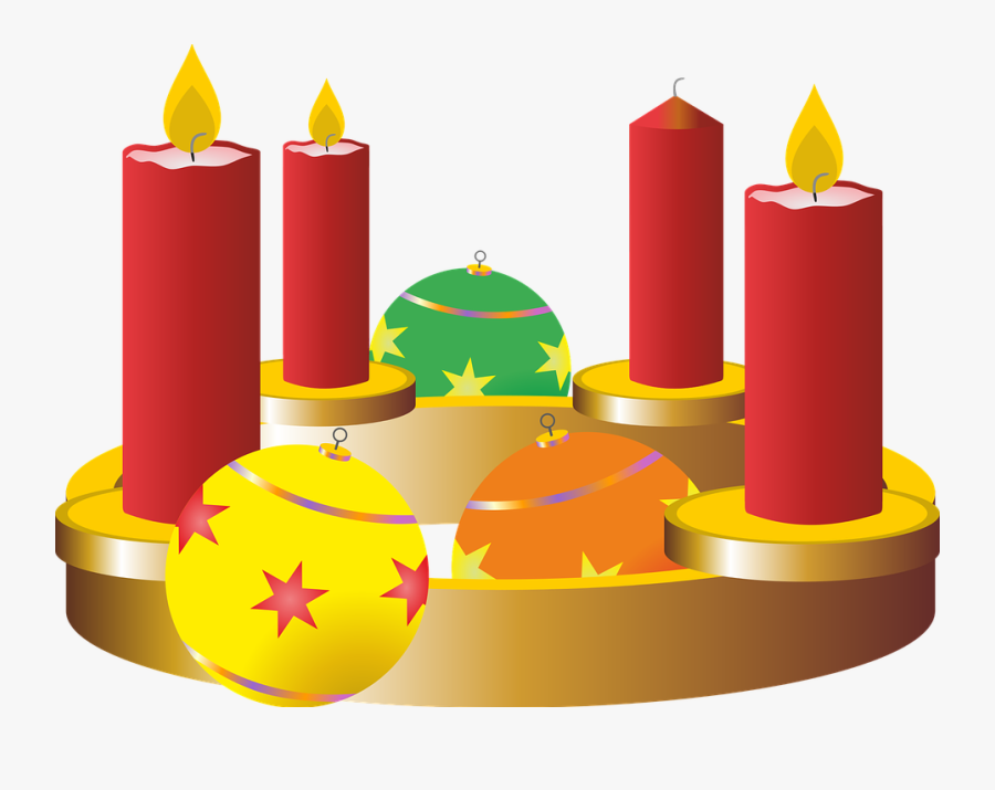 Third Advent Candle Clipart - Candle Clipart Advent First, Transparent Clipart