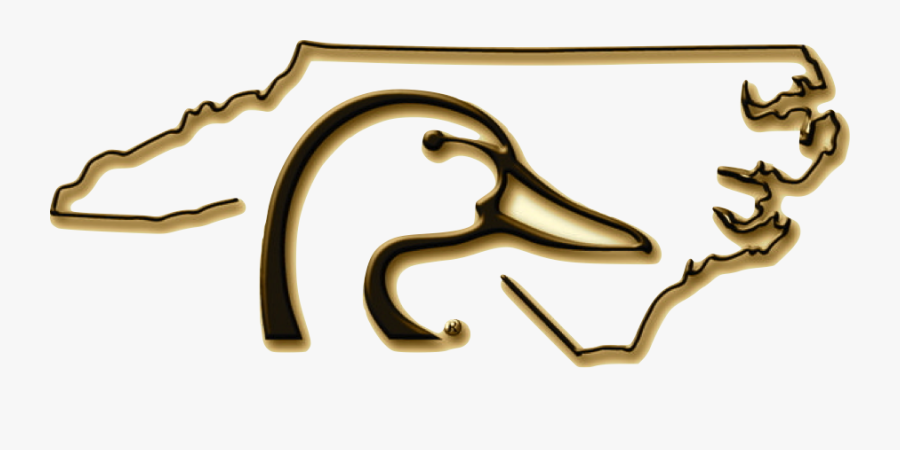 Ncducksepia2 - North Carolina Duck Hunting Decal, Transparent Clipart