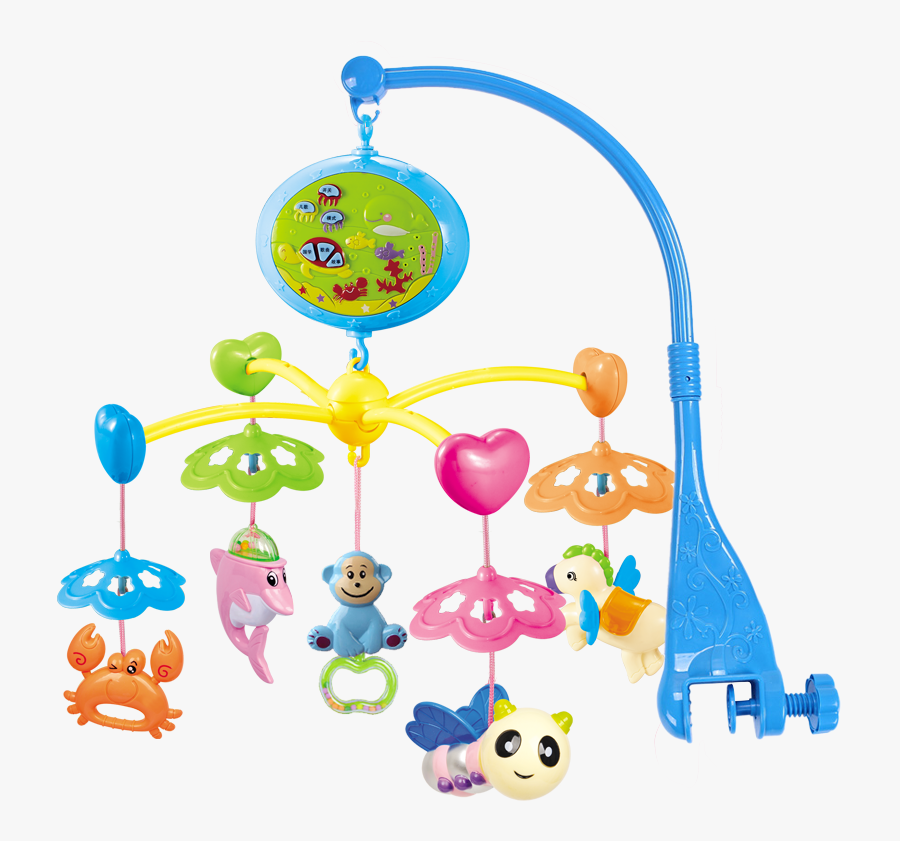 Children S Town Music Rotating Bed Bell - Rattle, Transparent Clipart