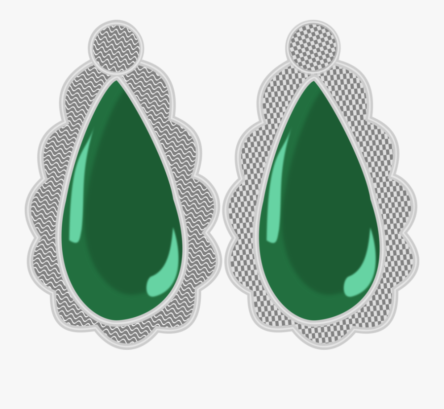 Green,jewellery,ring - Earrings, Transparent Clipart