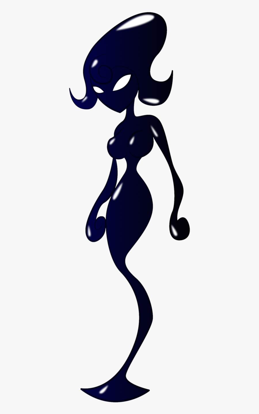 Illustration Clip Art Mermaid Silhouette Black - Illustration, Transparent Clipart