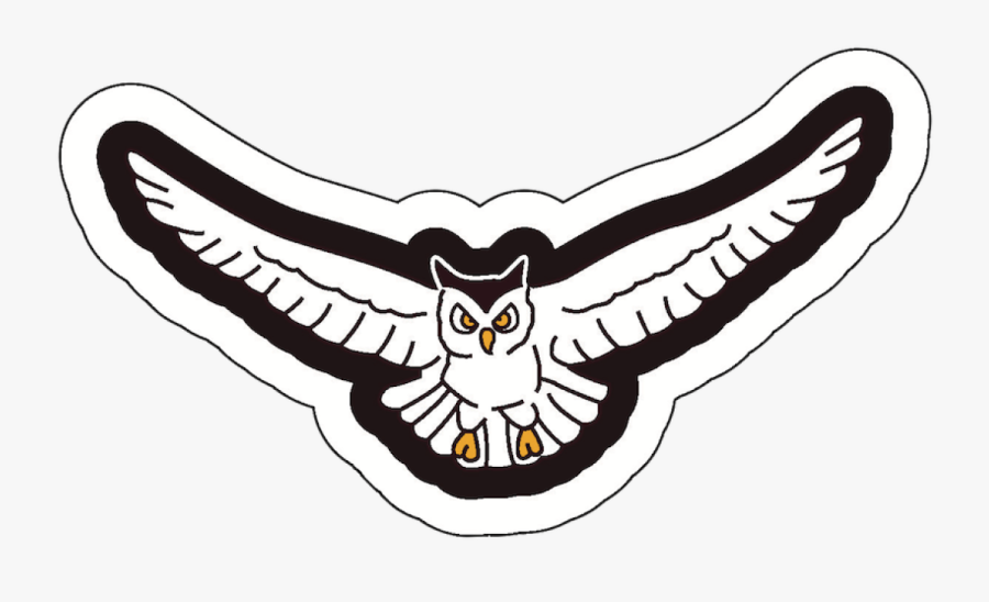 Owl Mascot Logo - Highlands High School Owls, Transparent Clipart