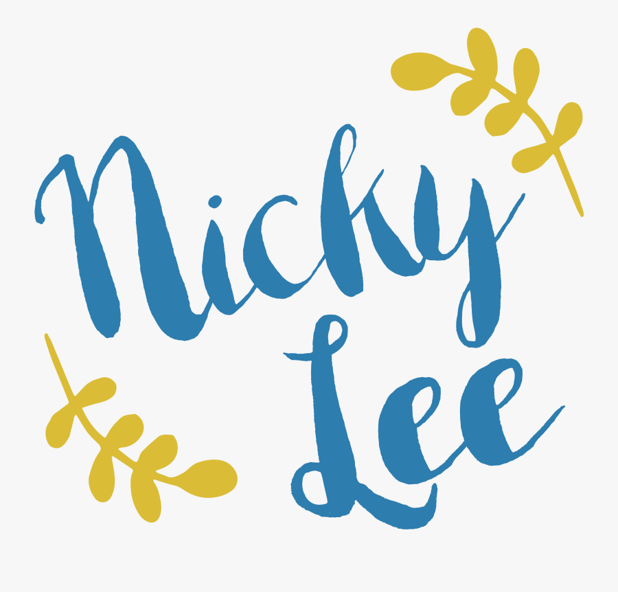 Nicky Lee Style - Calligraphy, Transparent Clipart