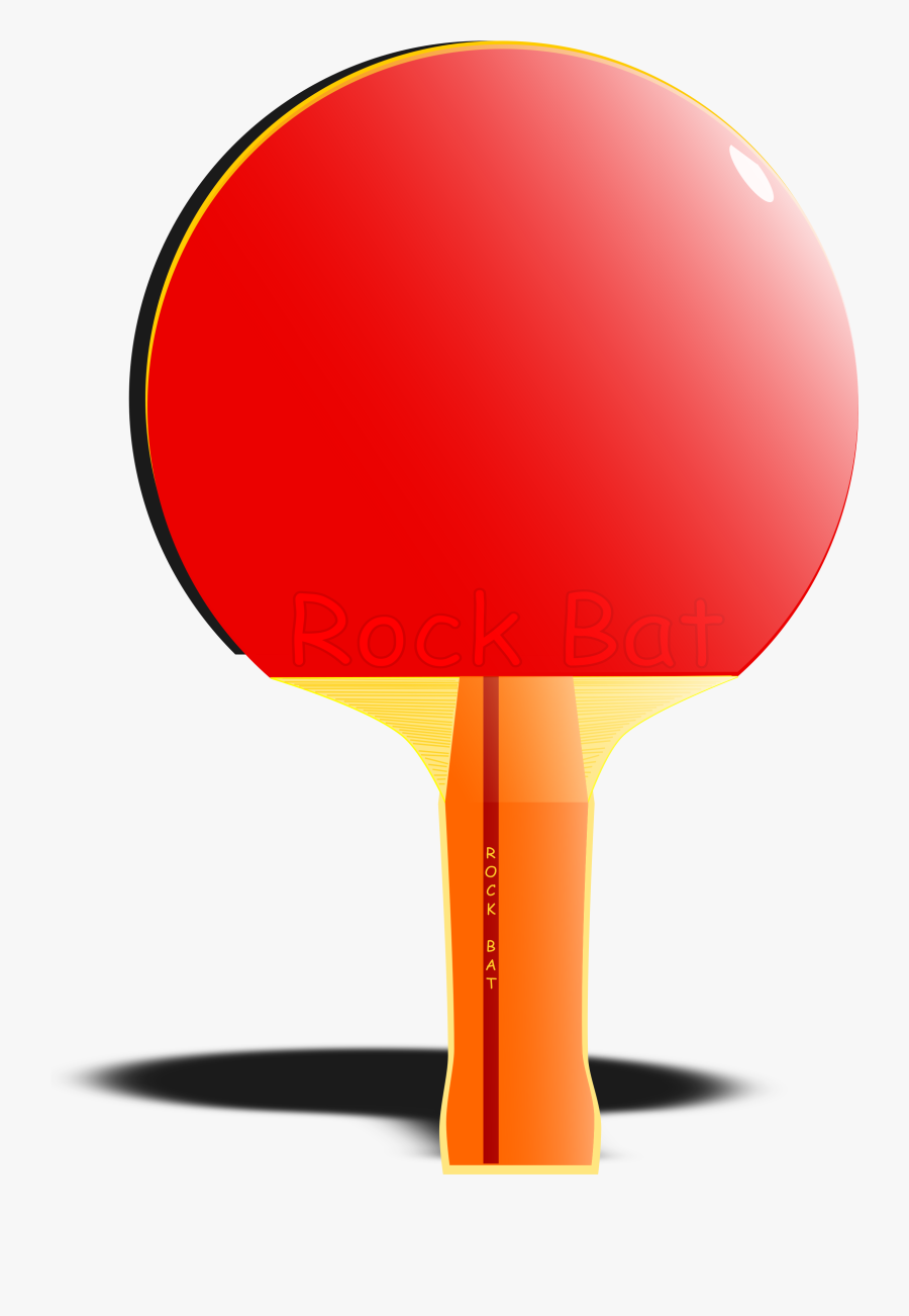 Table Tennis Bat Animation, Transparent Clipart