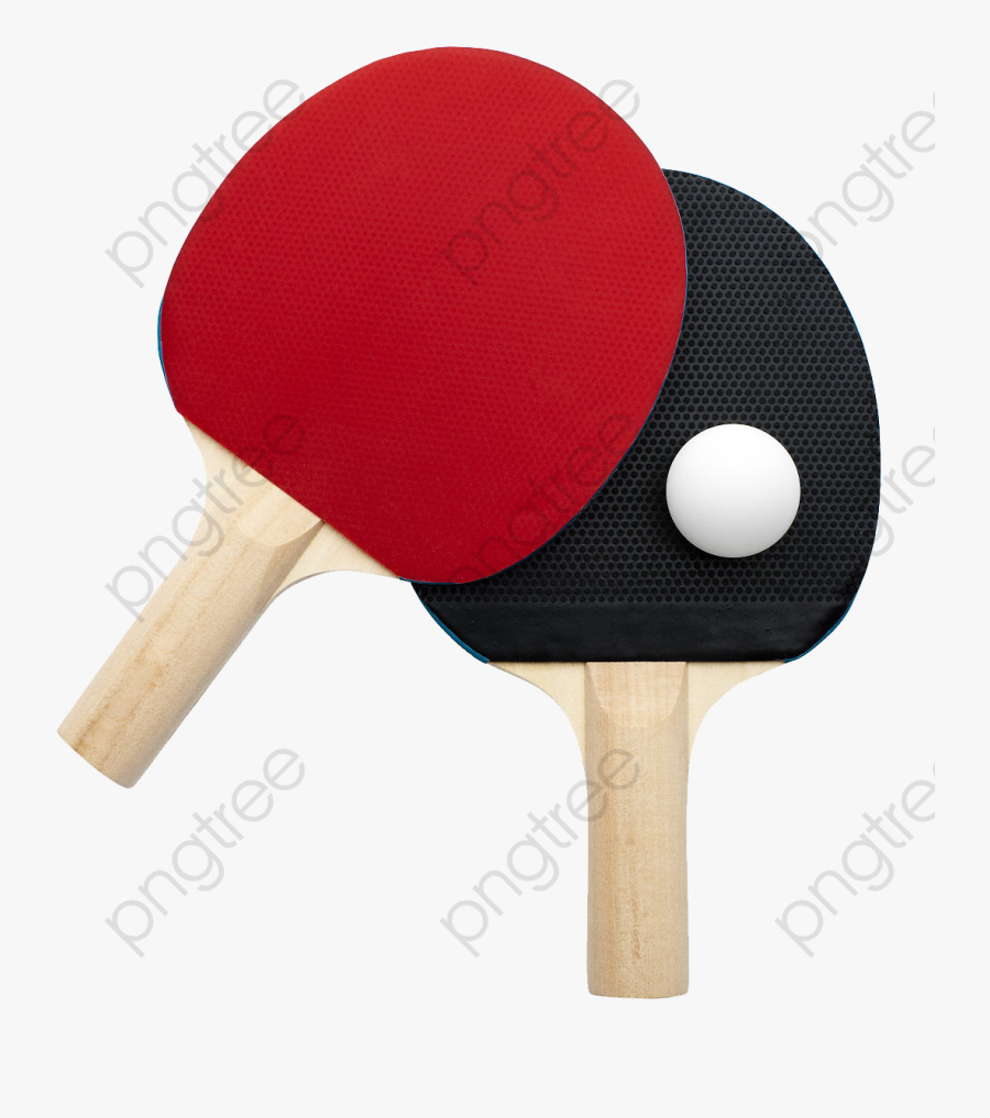 Different Table Tennis Bats - Ping Pong, Transparent Clipart