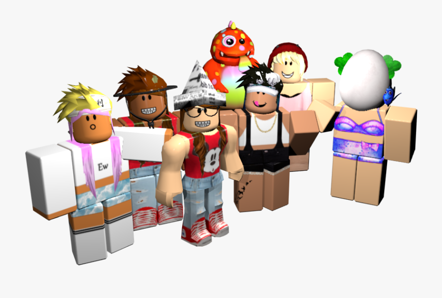 Minecraft Video Game Roblox Group Of People Free Transparent Clipart Clipartkey - free group model roblox