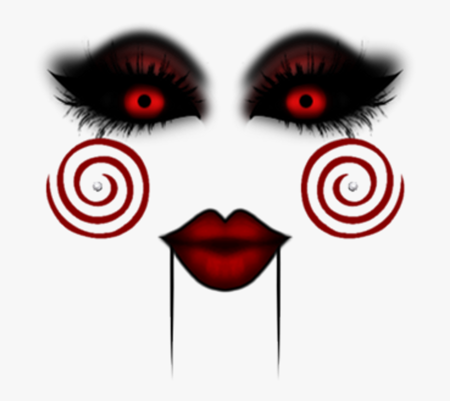 Saw Terror Horror Makeup Photography Edition Face Creepy Faces In Roblox Free Transparent Clipart Clipartkey - female roblox faces png