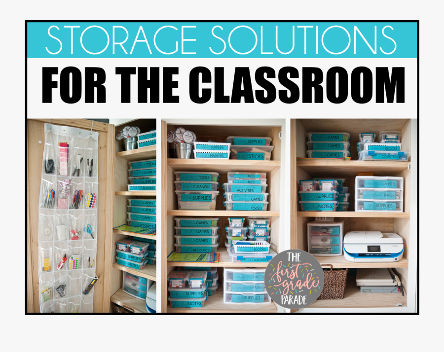 Storage In The Classroom, Transparent Clipart