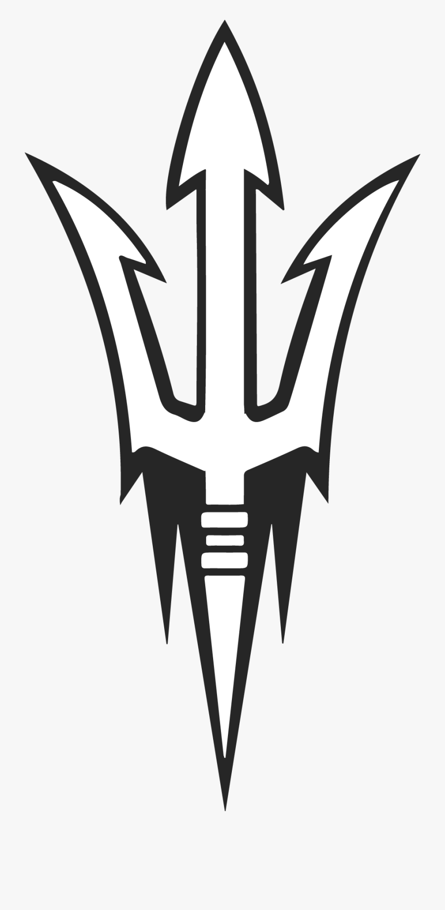 Collection Of Free Trident Drawing Pitchfork Download - Arizona State University Logo, Transparent Clipart