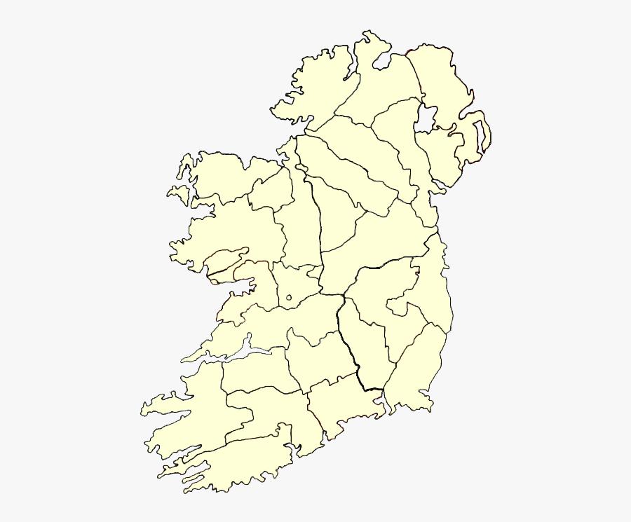 Map Of Ireland Cork Not Cork, Transparent Clipart