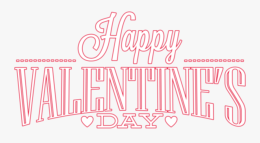 Valentines Day Png Vectir - Calligraphy, Transparent Clipart