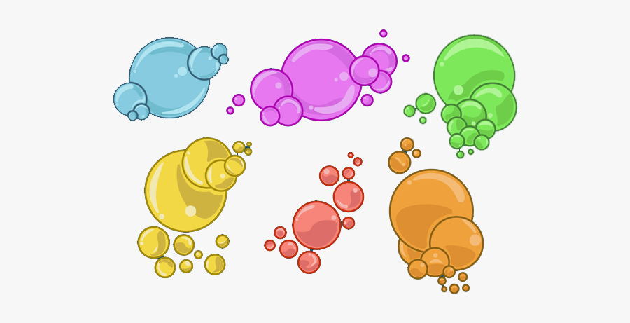 Clip Art Bubble Material Transprent Png - Bubbles Soap Cartoon, Transparent Clipart