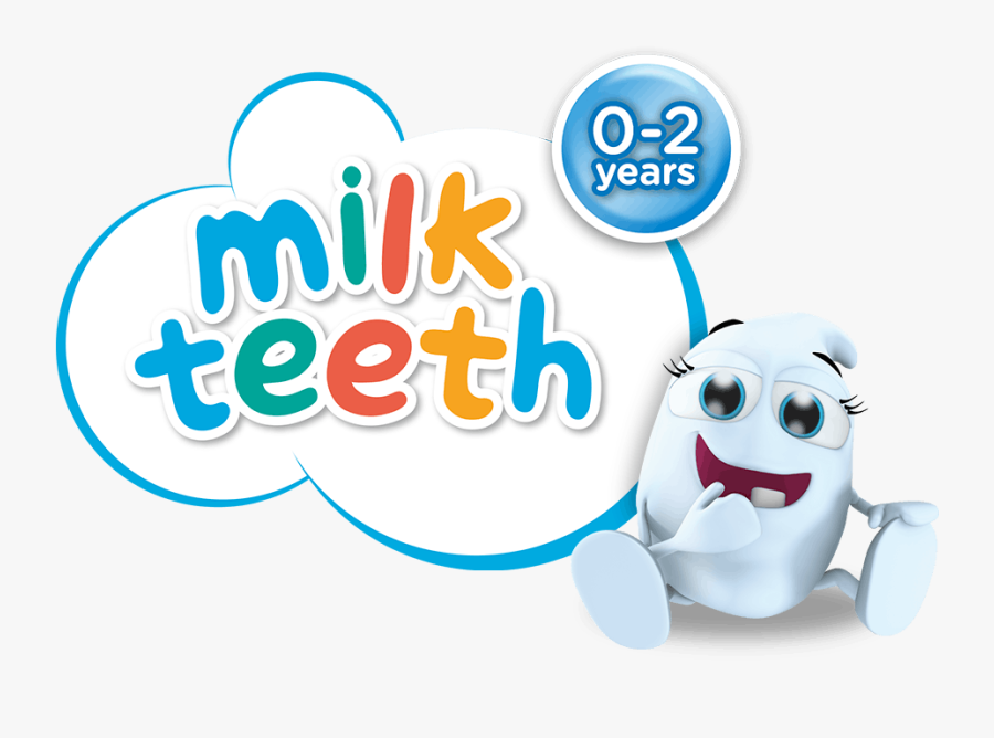 Cartoon Milk Teeth, Transparent Clipart