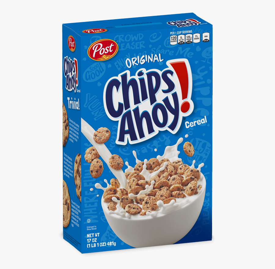 Box Chips Not New - Chips Ahoy Cereal 12 Oz, Transparent Clipart