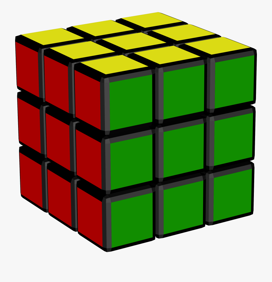 Rubik's Cube Clip Art, Transparent Clipart