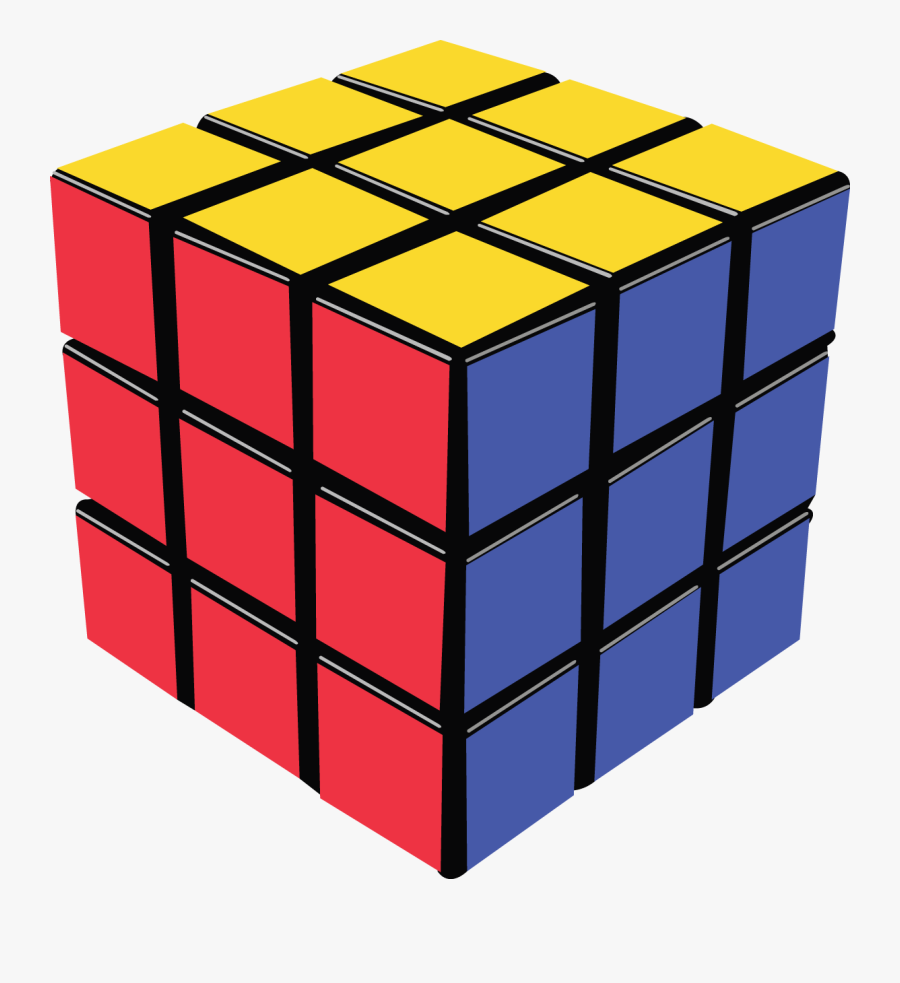 Rubiks-cube - Rubik's Cube Transparent Background, Transparent Clipart