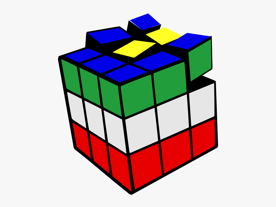 3d Rubik's Cube Clipart, Transparent Clipart