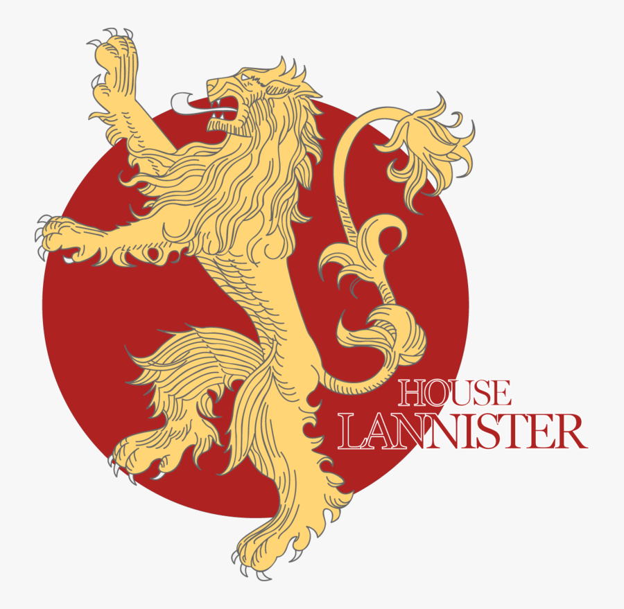 House Lannister Png Clipart - House Lannister Logo Png, Transparent Clipart