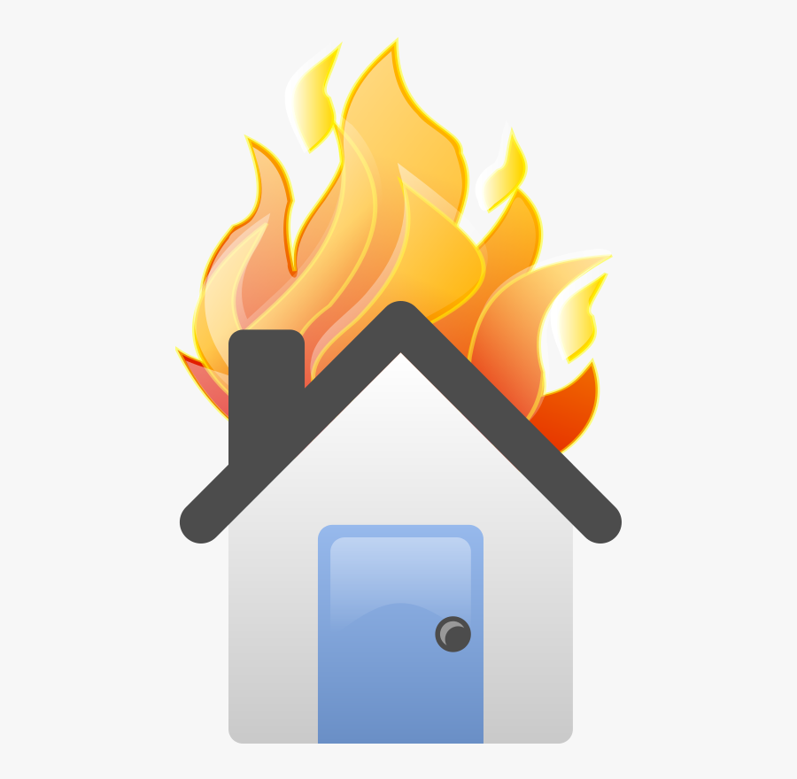 Angle,text,yellow - House Burning Png, Transparent Clipart