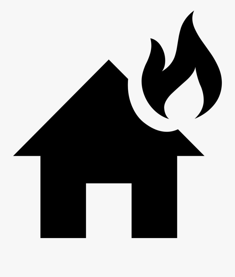 House Fire - House Fire Icon Png, Transparent Clipart