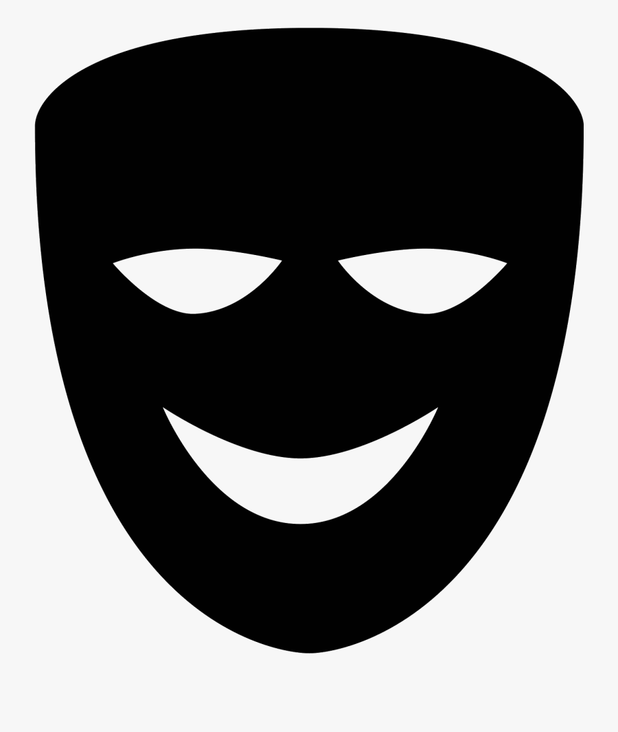 Download Theater Vector Laughing Mask - Comedy Icon Png , Free ...