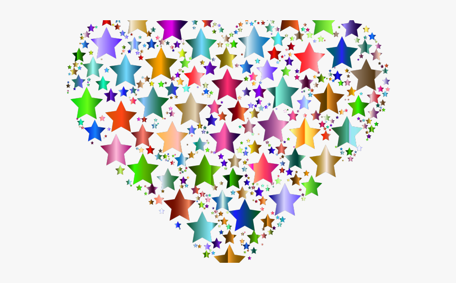 Colorful Hearts Png Transparent Background, Transparent Clipart