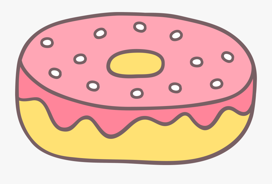 Christmas Donut Clipart - Cartoon Donut Png, Transparent Clipart