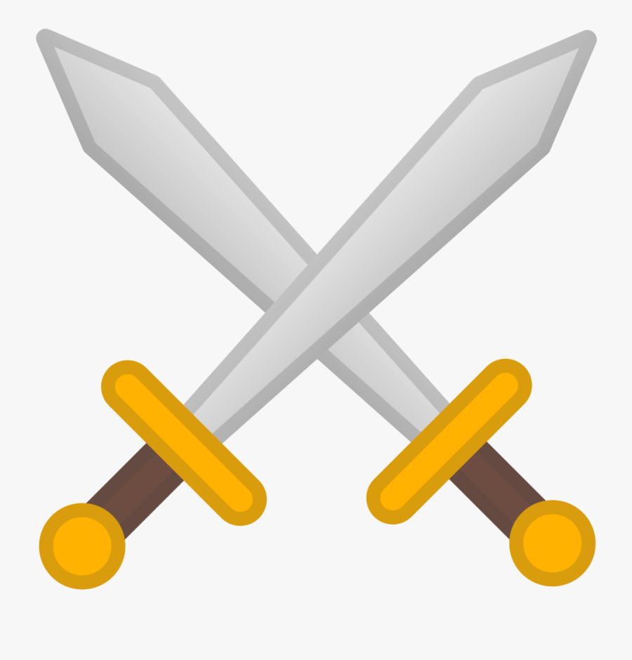 Transparent Sword Clipart Png - Crossed Swords Icon, Transparent Clipart