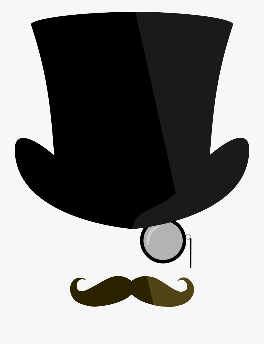 Monocle Download Transparent Png Image - Top Hat Monocle Moustache, Transparent Clipart