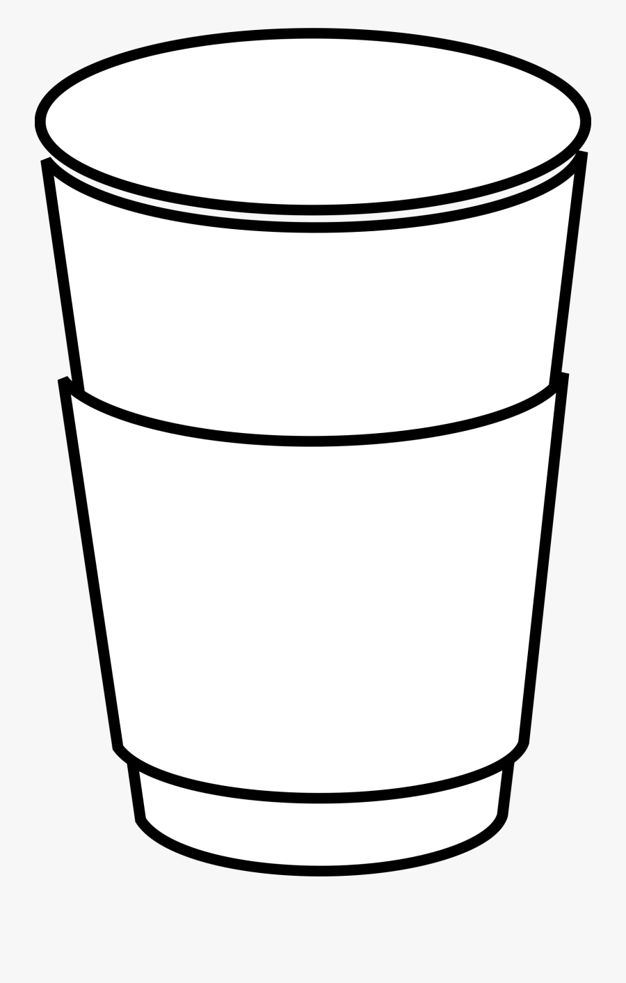 Coffee Cup Clipart Paperffee Cup - Starbucks Cup Logo White And Black 