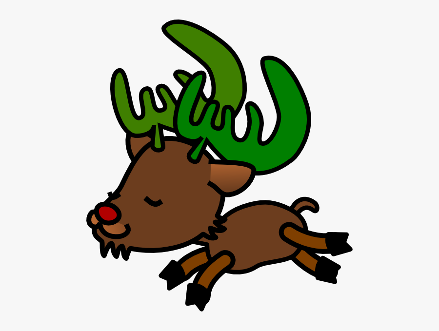 Christmas Reindeer Clipart - Clipart Caribou, Transparent Clipart