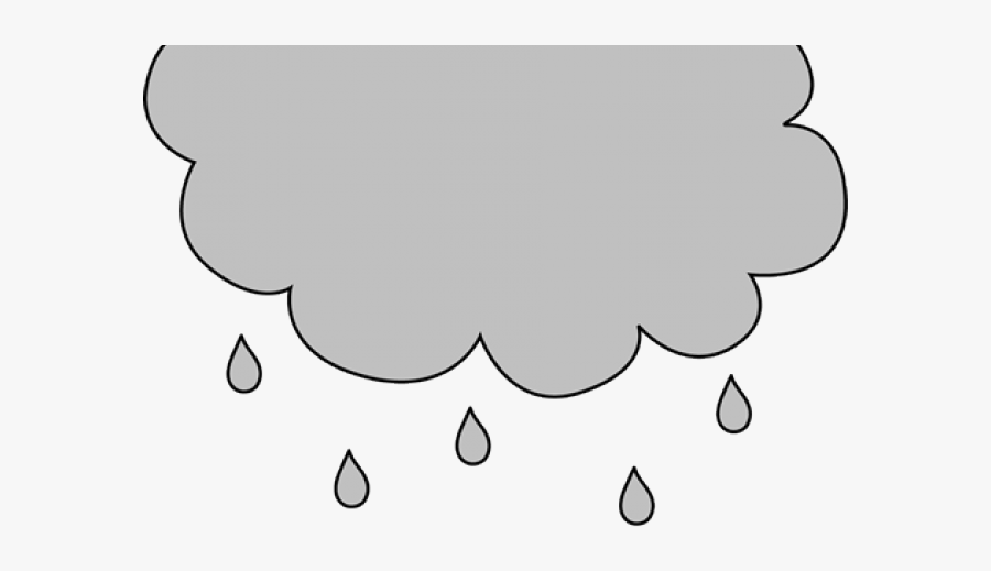 Rain Clouds Clipart - Gray Rain Cloud Clip Art, Transparent Clipart