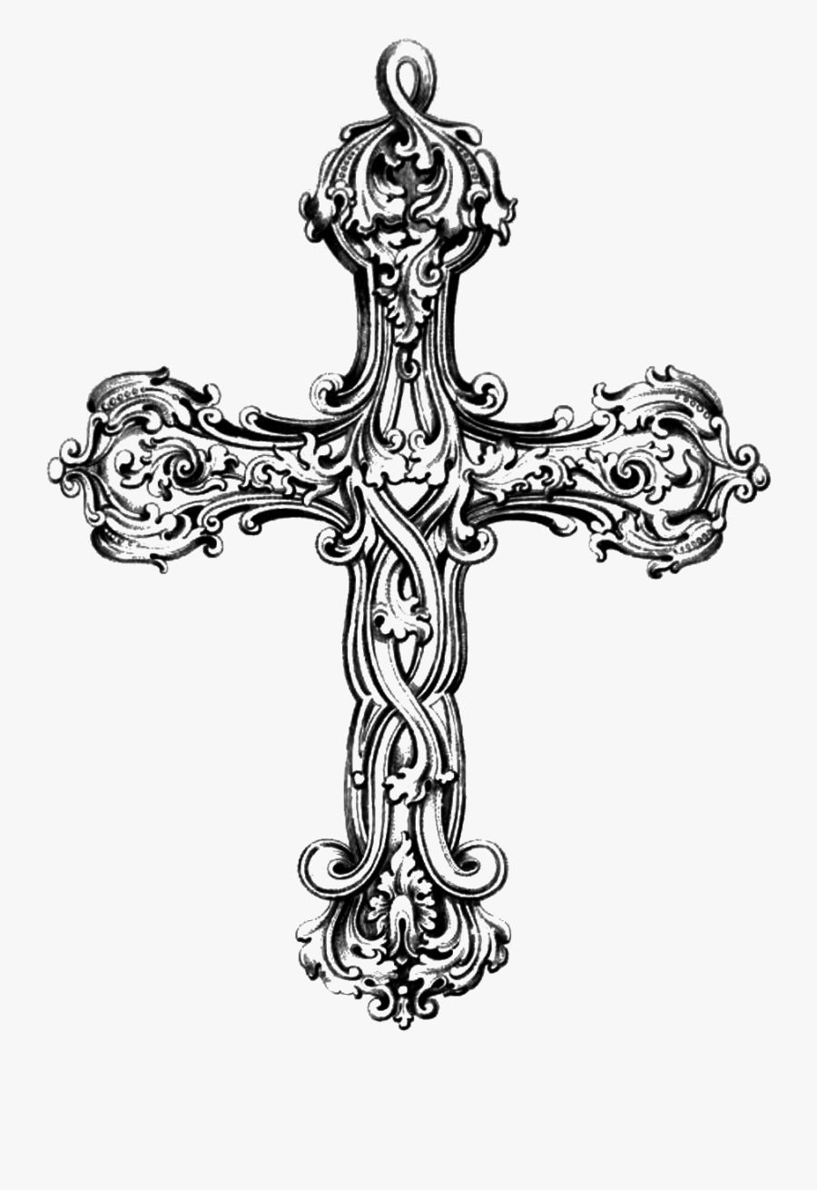 Free Vintage Cross Clip Art Image - Vintage Cross Clipart, Transparent Clipart