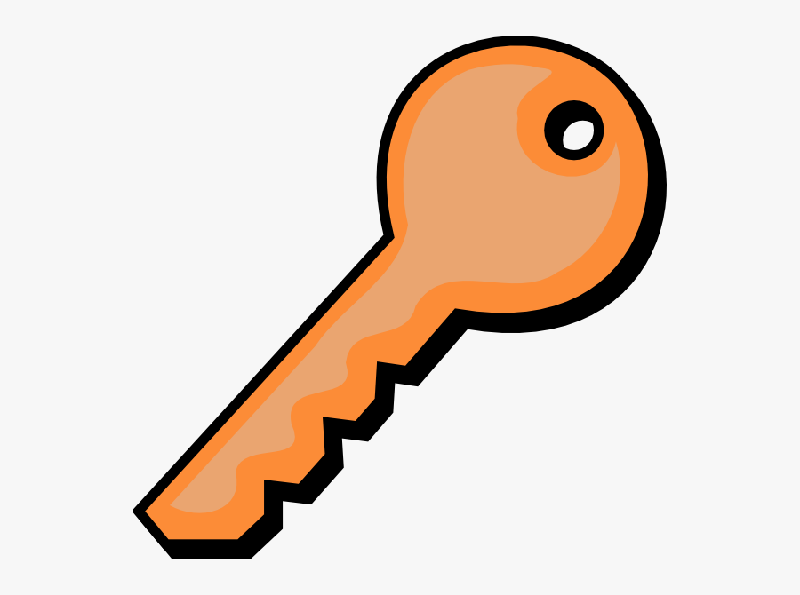 Orange Key Clipart, Transparent Clipart