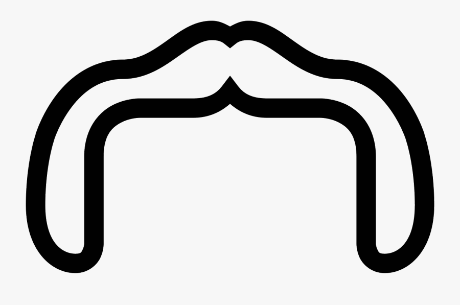 Horseshoe Mustache Icon, Transparent Clipart