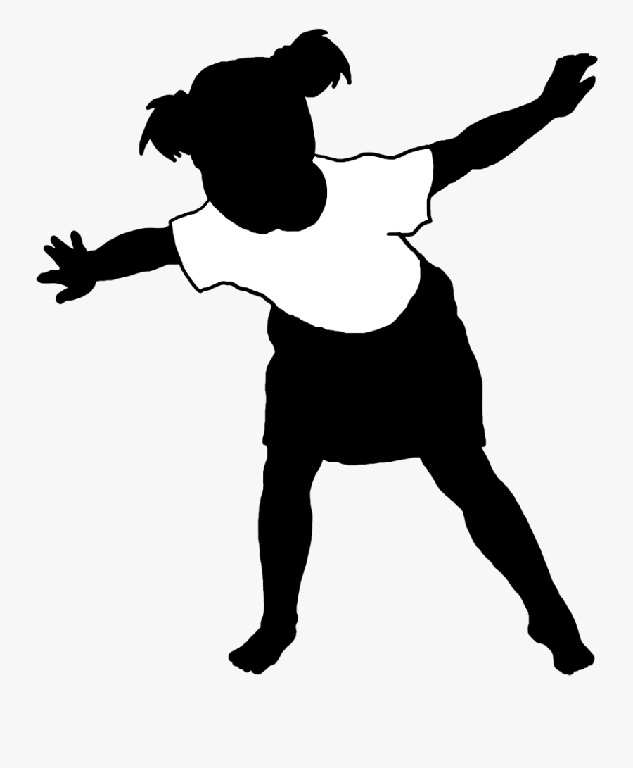 Child Silhouette Clip Art At Getdrawings - Kid Dancers Silhouette, Transparent Clipart