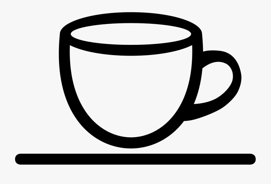 Coffee Cup Clipart Drawing Svg - Cup Png Black And White, Transparent Clipart