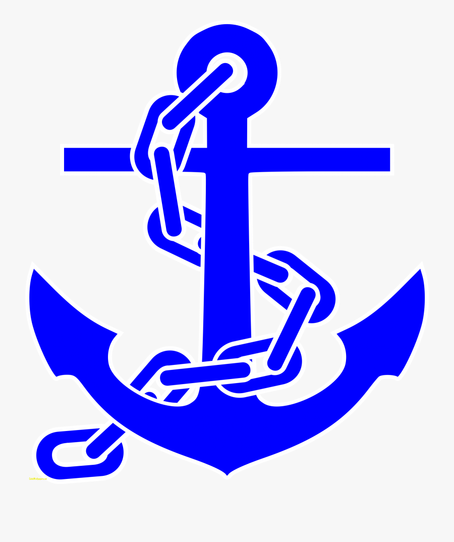 Anchor With Chain Clipart, Transparent Clipart