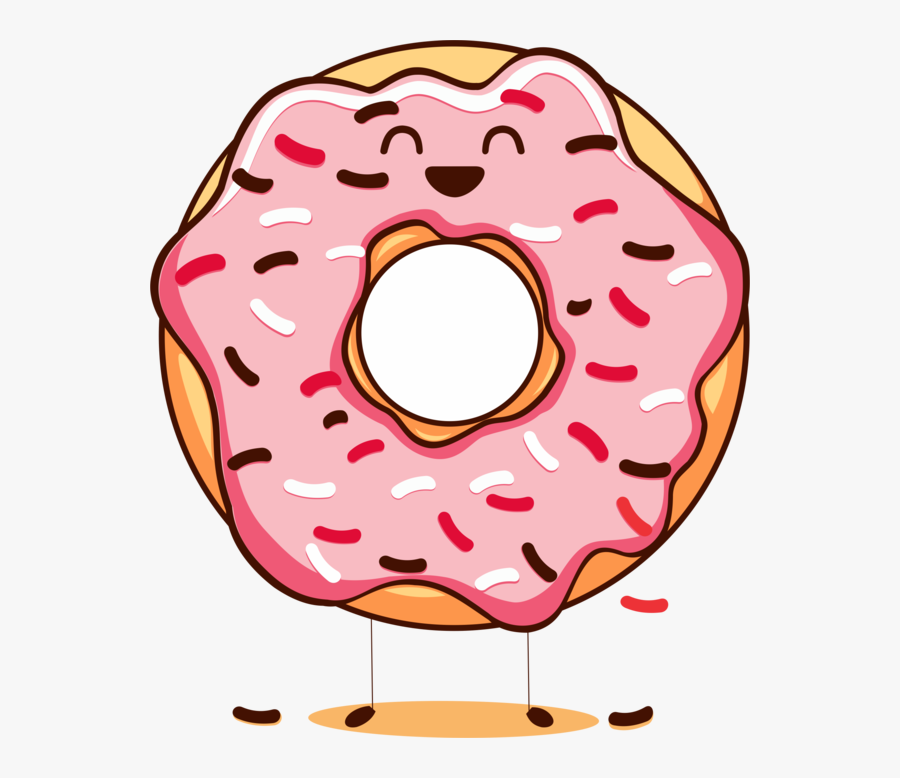 Christmas Donut Clipart - Happy Donuts, Transparent Clipart