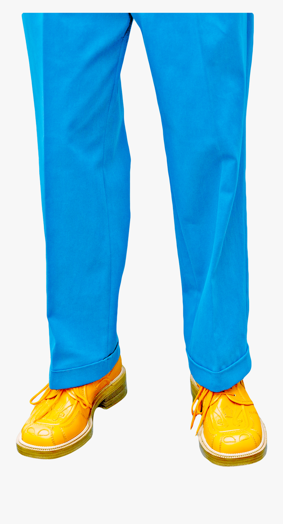 Clipart Shoes Blue Shoe - Pants With Shoes Png, Transparent Clipart