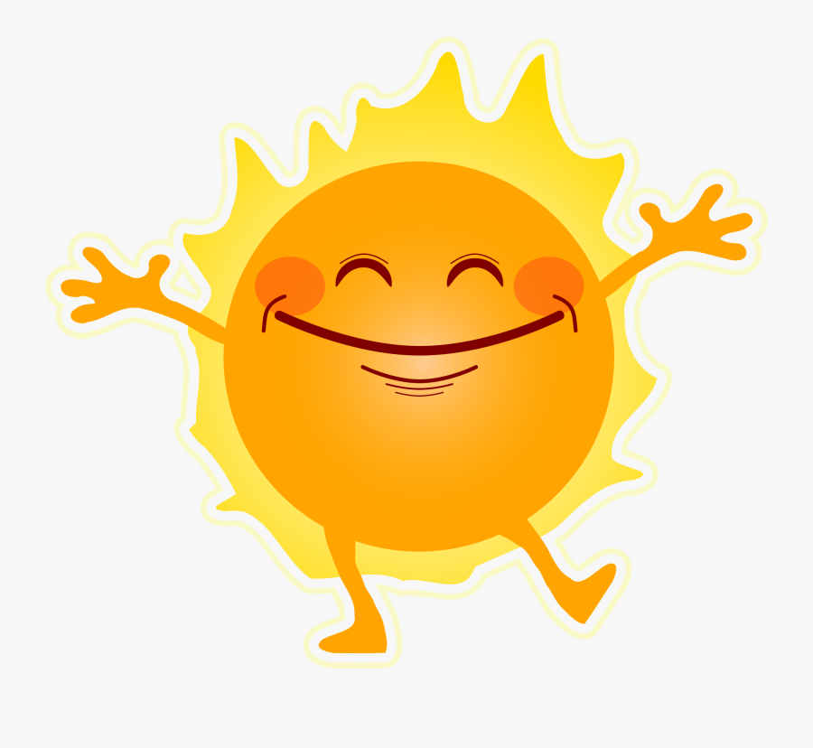 Happy Sunshine Vector Clipart - Happy Sun Shine, Transparent Clipart